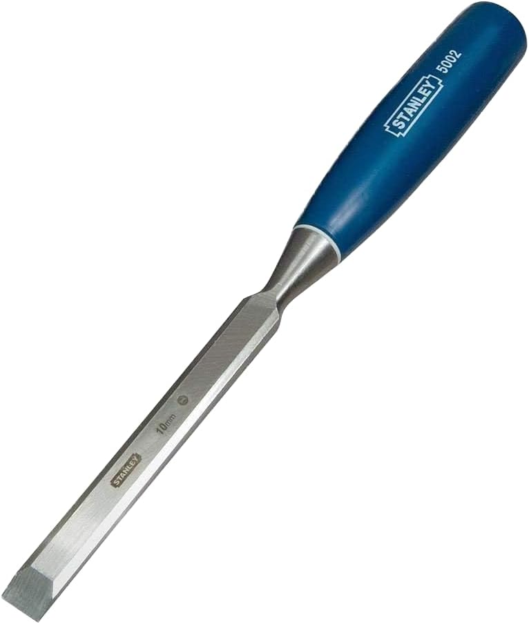 Stanley 0-16-539 Blue Handle Chisel 5004, 10 mm - Image 1